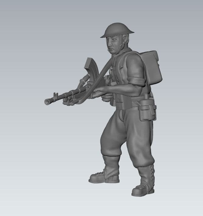 WWII Australian Combat Squad (7 models) Various Scales Historical Wargaming