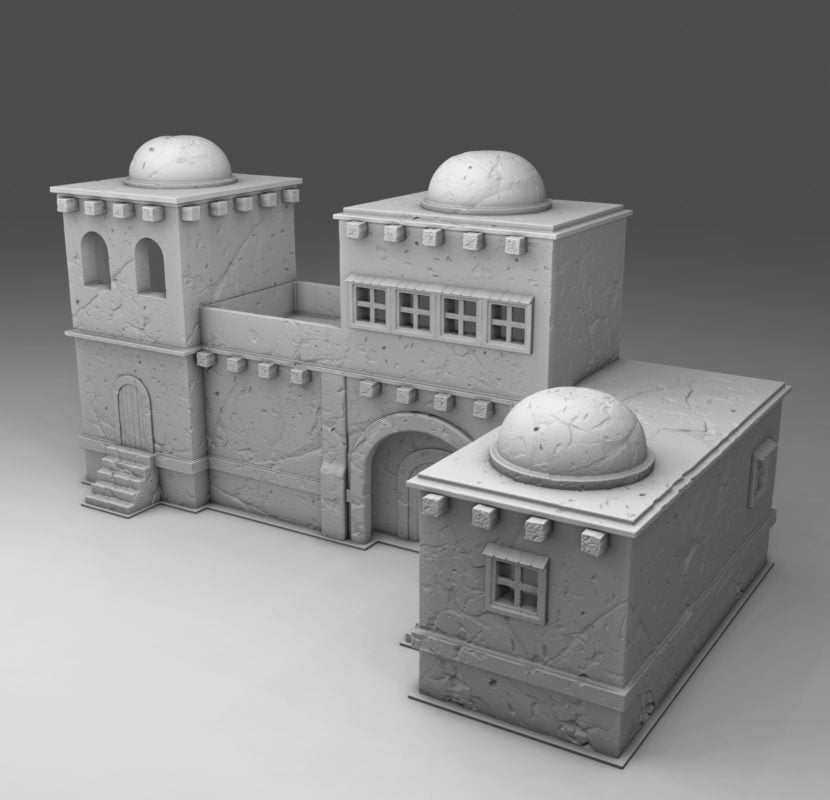 Wargaming Terrain Arab Building Complex Various Scales Historical Wargaming