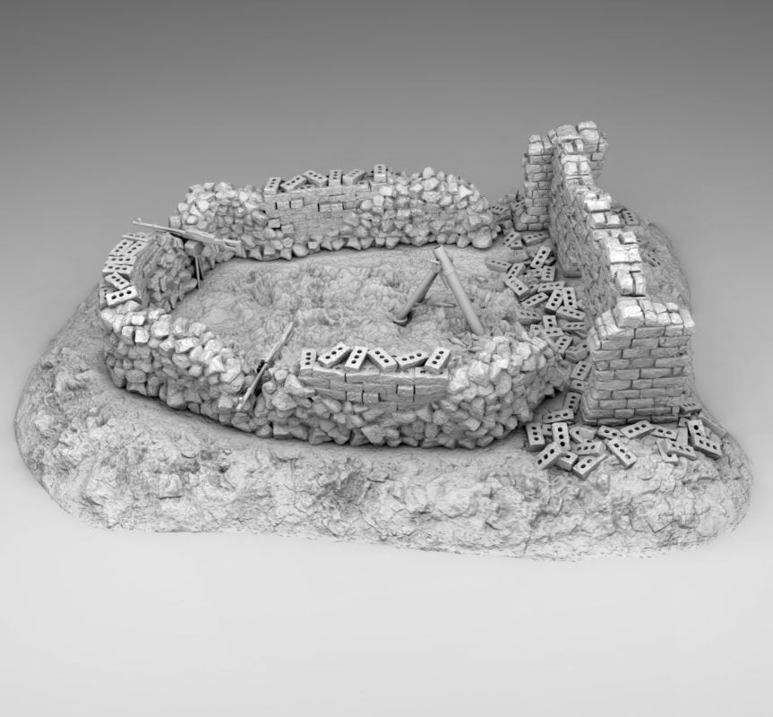 Wargaming Terrain Improvised Shelter Various Scales Historical Wargaming