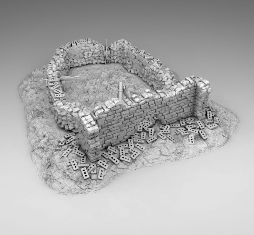 Wargaming Terrain Improvised Shelter Various Scales Historical Wargaming