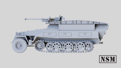 WWII German Sd.kfz 251/ 7 D ‘Pioneer Wagon’ Halftrack Various Scales Historical Wargaming