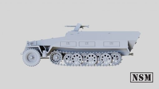 WWII German Sd.kfz 251/1 D Halftrack Various Scales Historical Wargaming