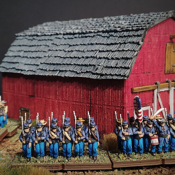Wargaming Terran American Barn Various Scales Historical Wargaming