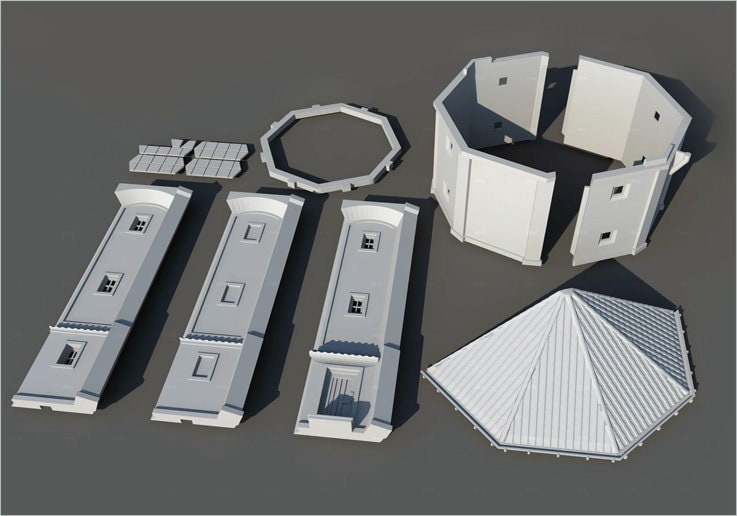 Wargaming Terrain Water Tower Various Scales Historical Wargaming