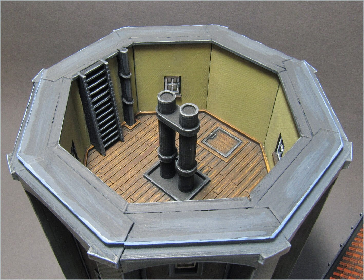 Wargaming Terrain Water Tower Various Scales Historical Wargaming