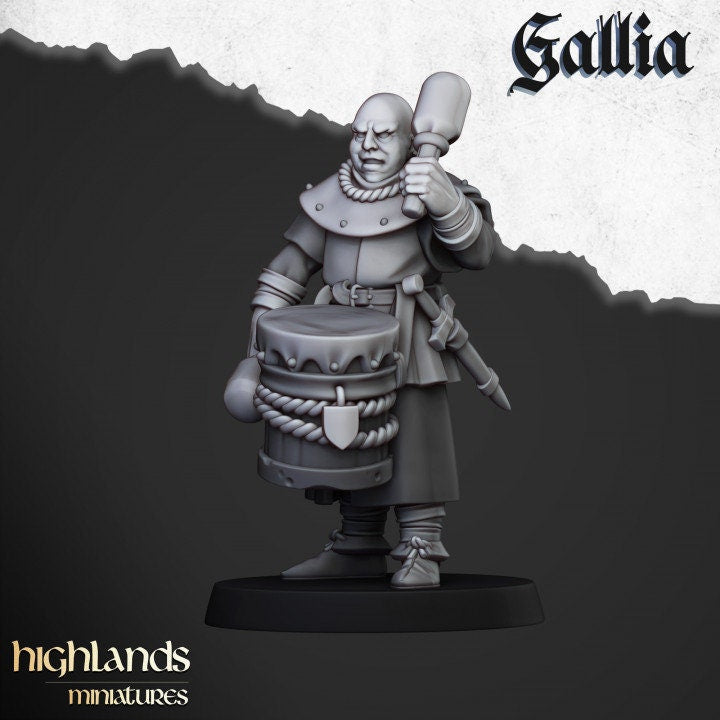Highland Miniatures Gallia Men at Arms x20 Fantasy AoS TOW