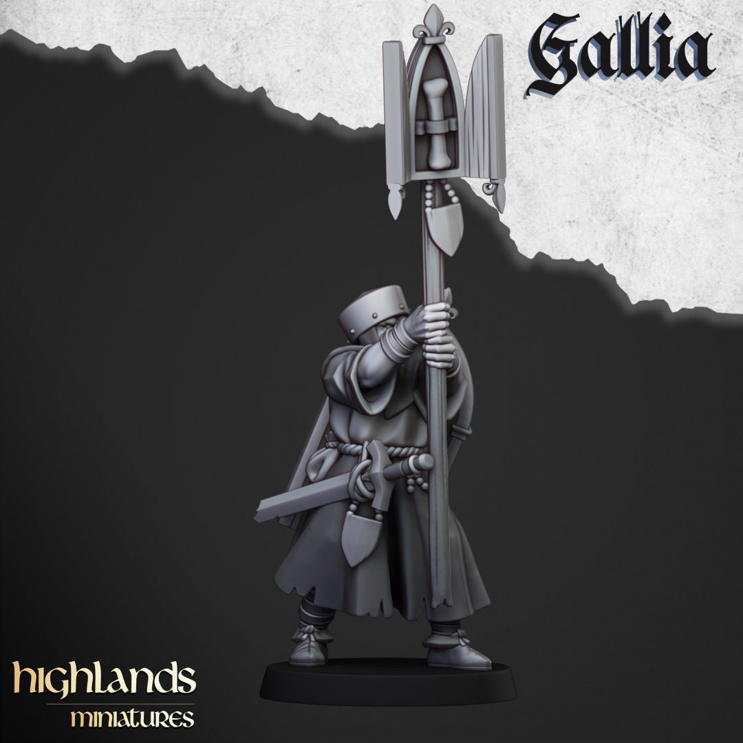 Highland Miniatures Grail Pilgrims Fantasy ToW AoS