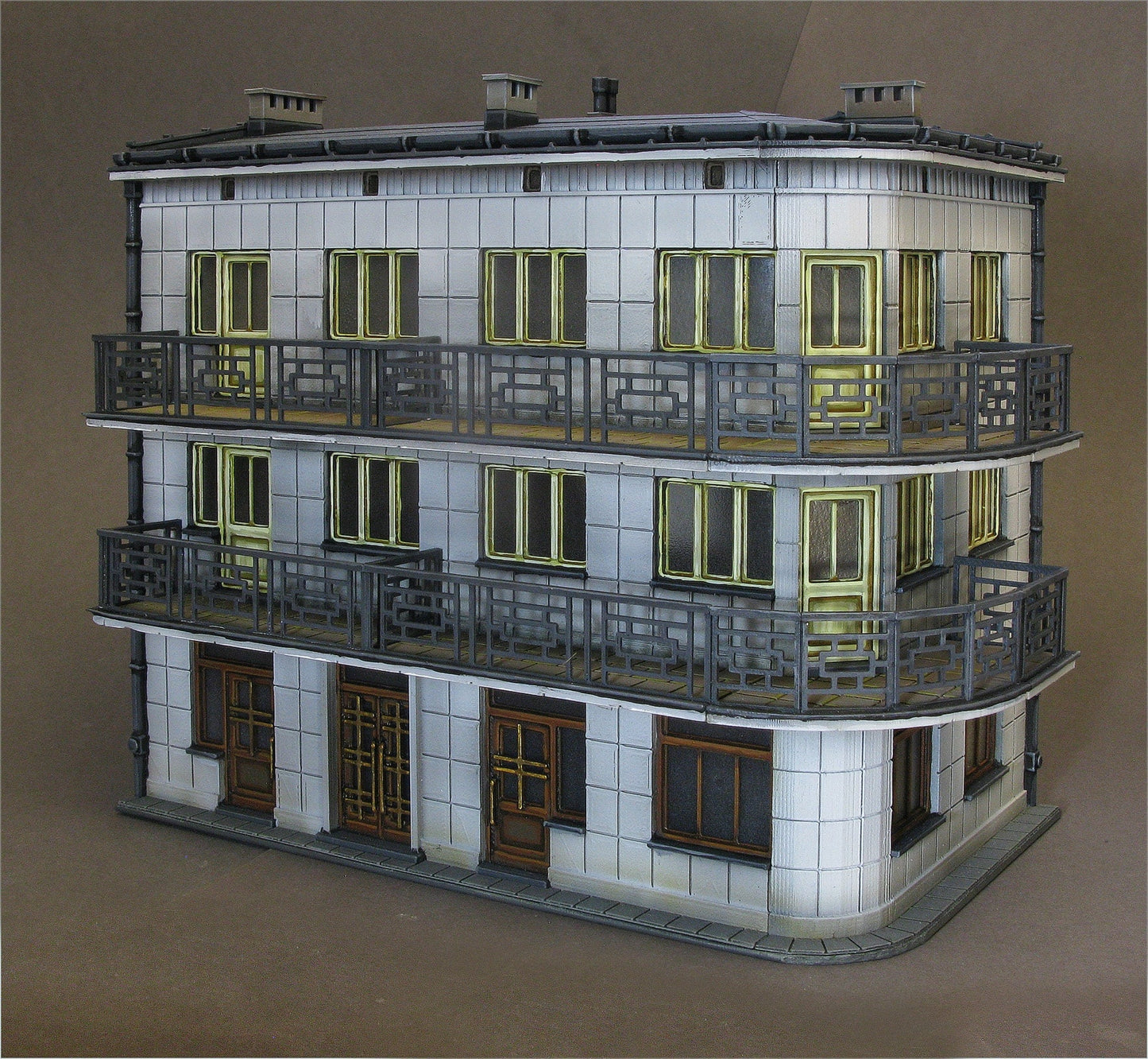 Wargaming Terrain Modernist House A Various Scales Historical Wargaming