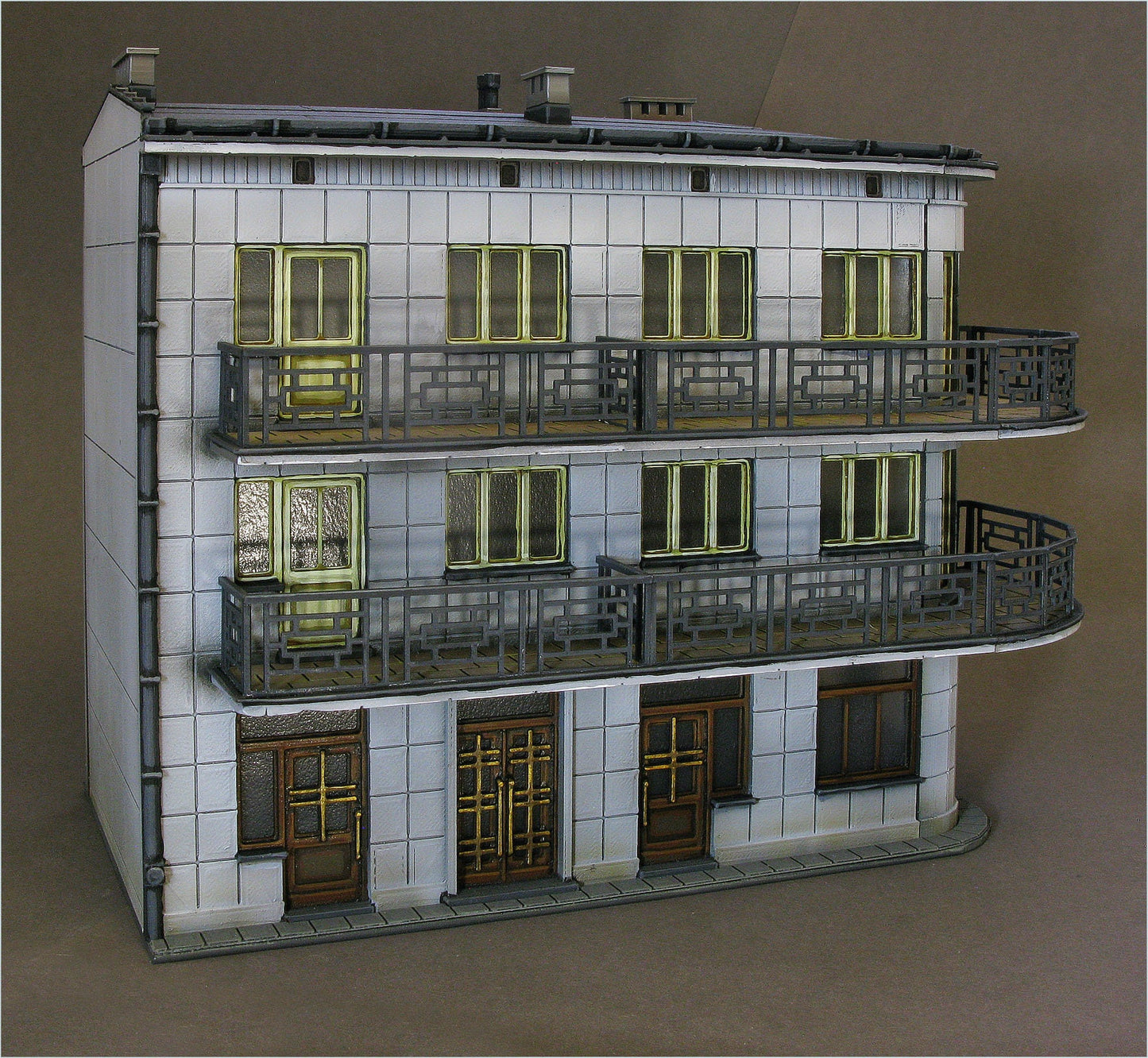 Wargaming Terrain Modernist House A Various Scales Historical Wargaming