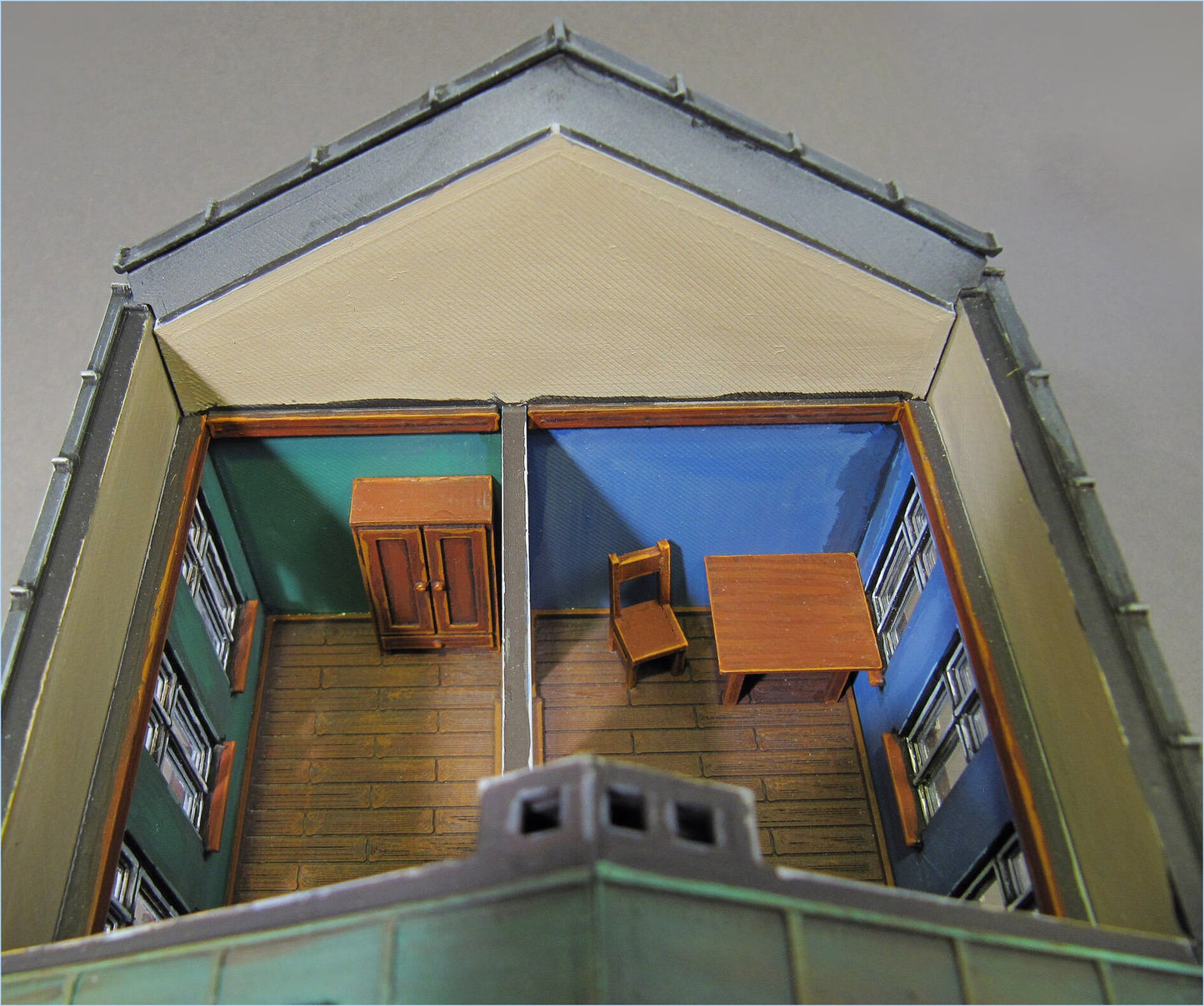 Wargaming Terrain Urban House C Various Scales Historical Wargaming