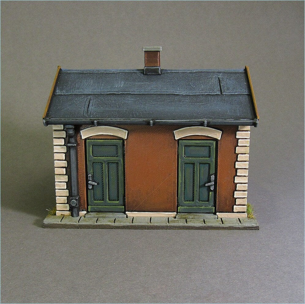 Wargaming Terrain Railway Toilet Various Scales Historical Wargaming