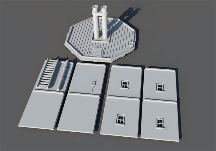 Wargaming Terrain Water Tower Various Scales Historical Wargaming (US tariffs are pre-paid by us)