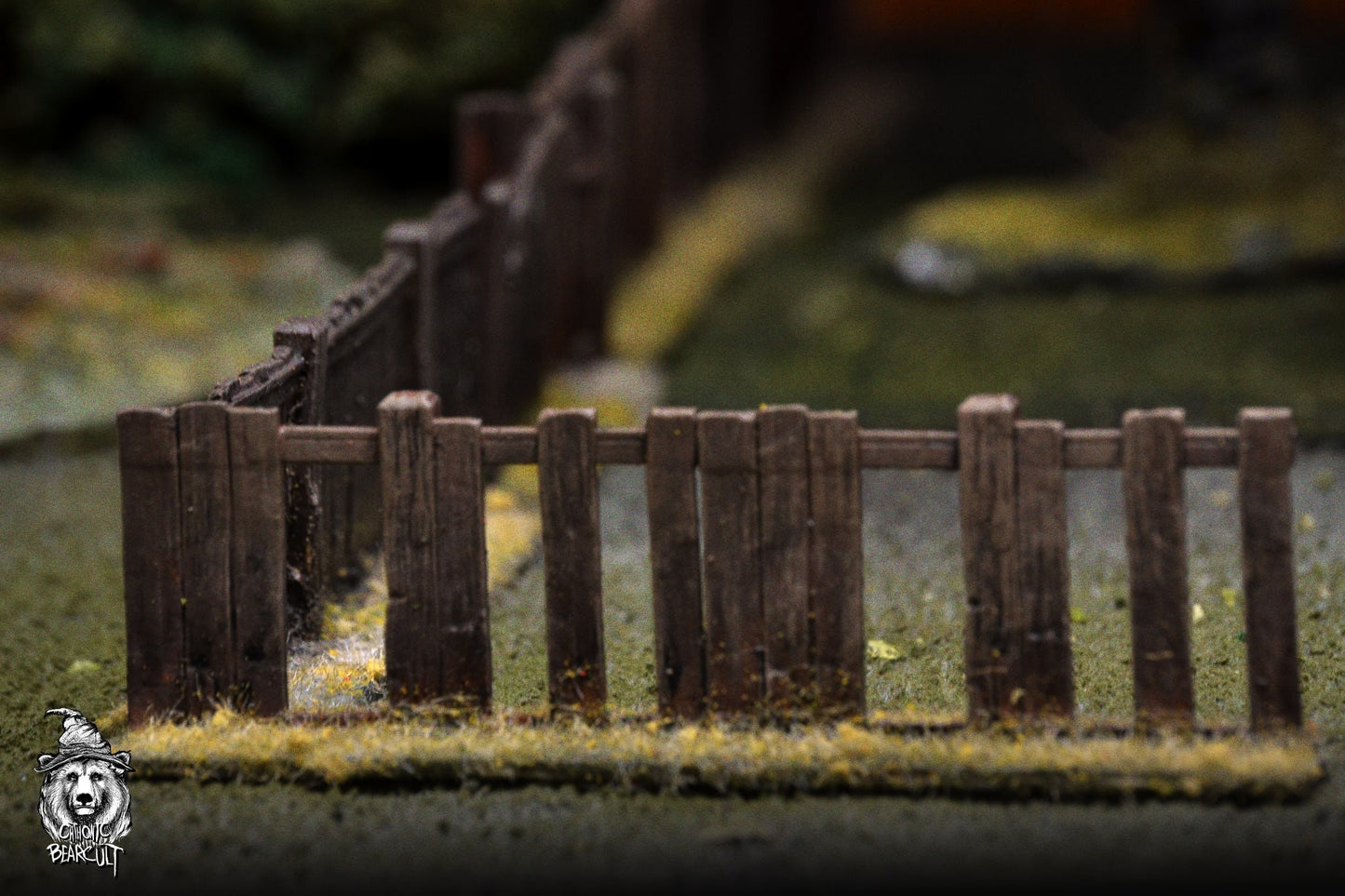 Wargaming Terrain Wooden Fence Sections 5cm (10pcs) Various Scales Historical Wargaming