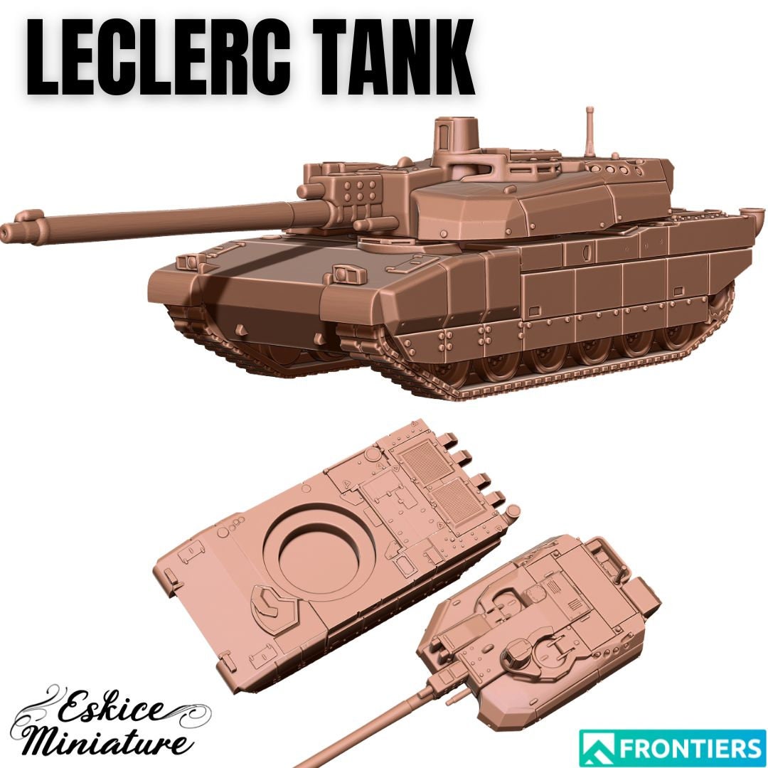 Modern Warfare French Char Leclerc Tank Various Scales Historical Wargaming (US tariffs are pre-paid by us)