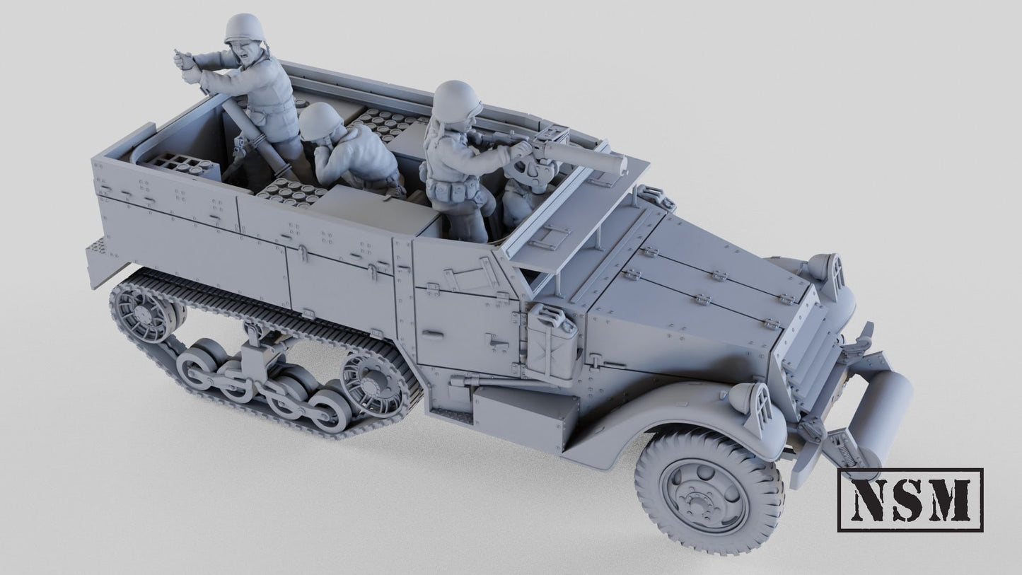 WWII US M4 Mortar Carrier Various Scales Historical Wargaming