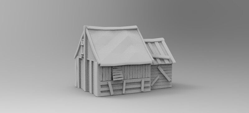Wargaming Terrain Lake Village Hut 9 Various Scales Historical Wargaming