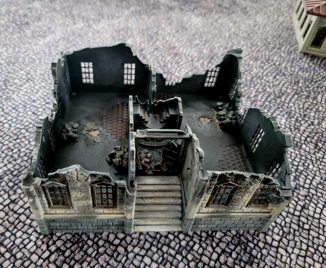 Wargaming Terrain Large Administration Building Various Scales Historical Wargaming