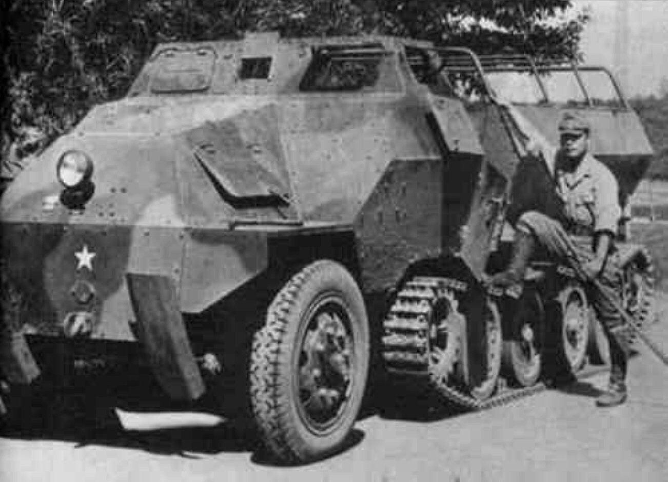 WWII Japanese Type 1 Ho Ha Halftrack Personnel Carrier with Type 92 MMG Various Scales Historical Wargaming