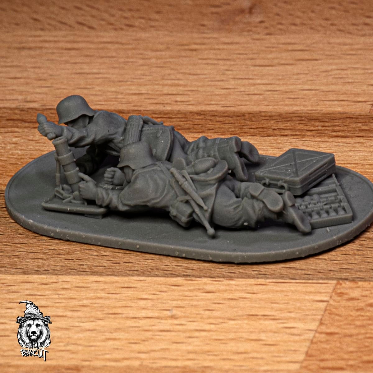 WWII German Light Mortar 5 cm Granatwerfer 36 (2 models) Various Scales Historical Wargaming