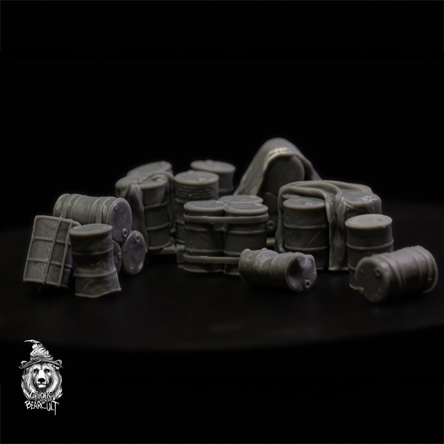 Wargaming Terrain Props Barrels Set Various Scales Historical Wargaming