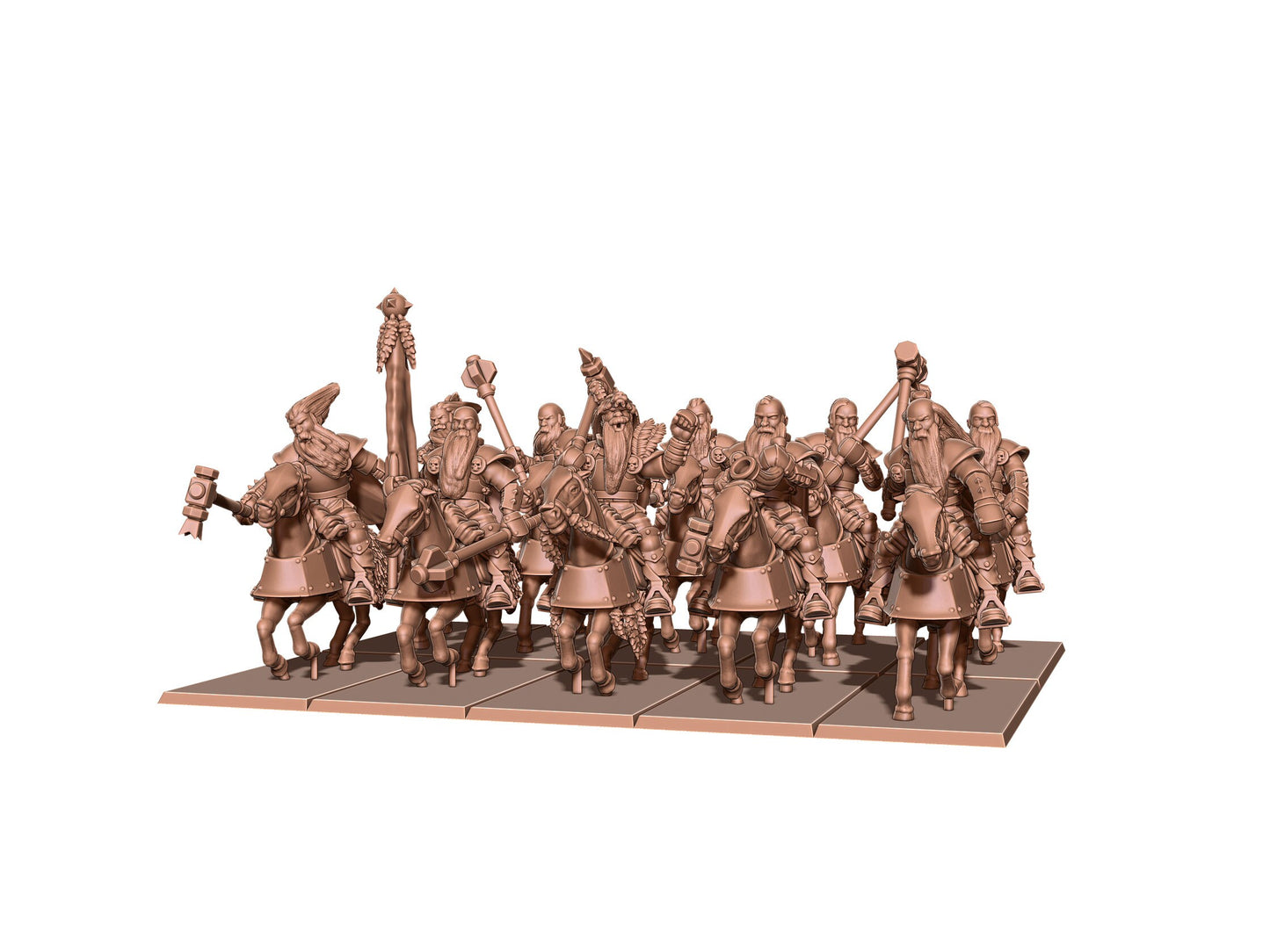 Fantasy Ulrich Wolf Knights (10 models) Various Scales Historical Wargaming (US tariffs are pre-paid by us)