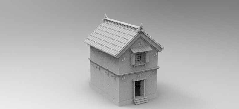Wargaming Terrain Japanese Town Building Various Scales Historical Wargaming