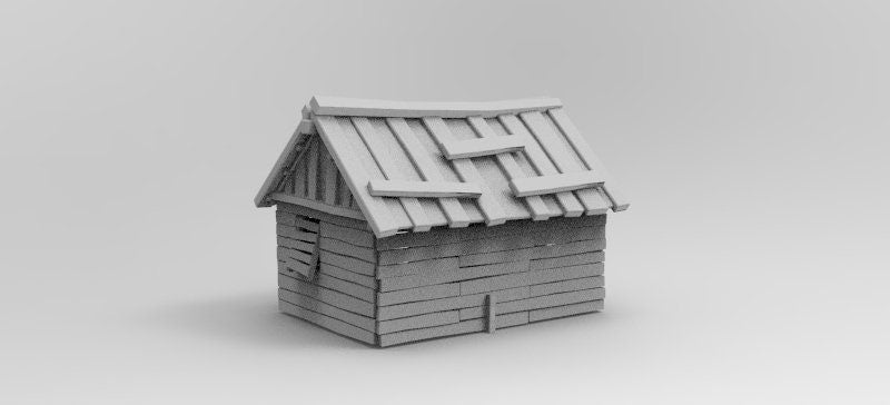 Wargaming Terrain Lake Village Hut 6 Various Scales Historical Wargaming