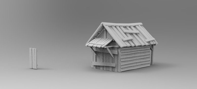 Wargaming Terrain Lake Village Hut 7 Various Scales Historical Wargaming
