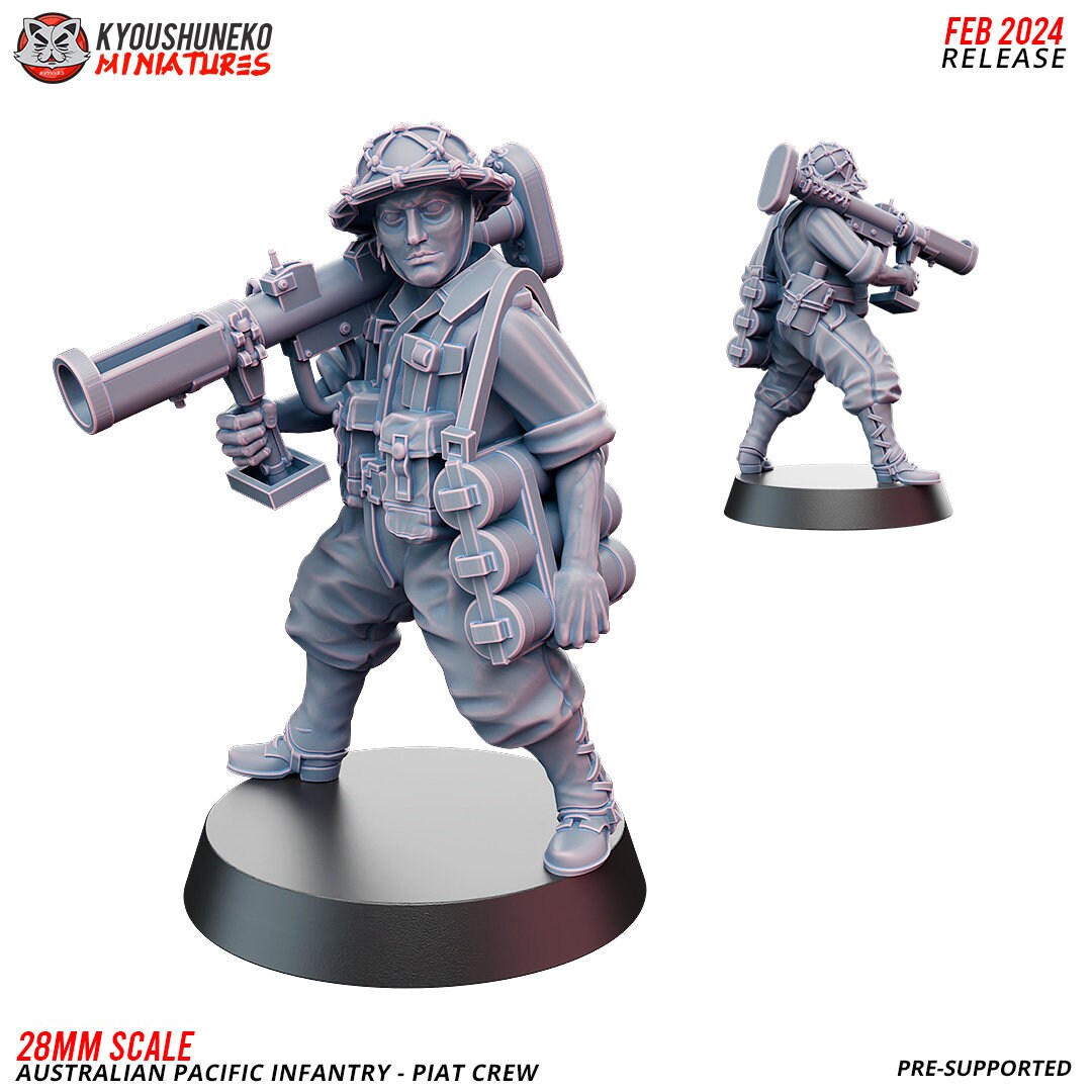 Piat Crew - Australian Pacific Infantry
