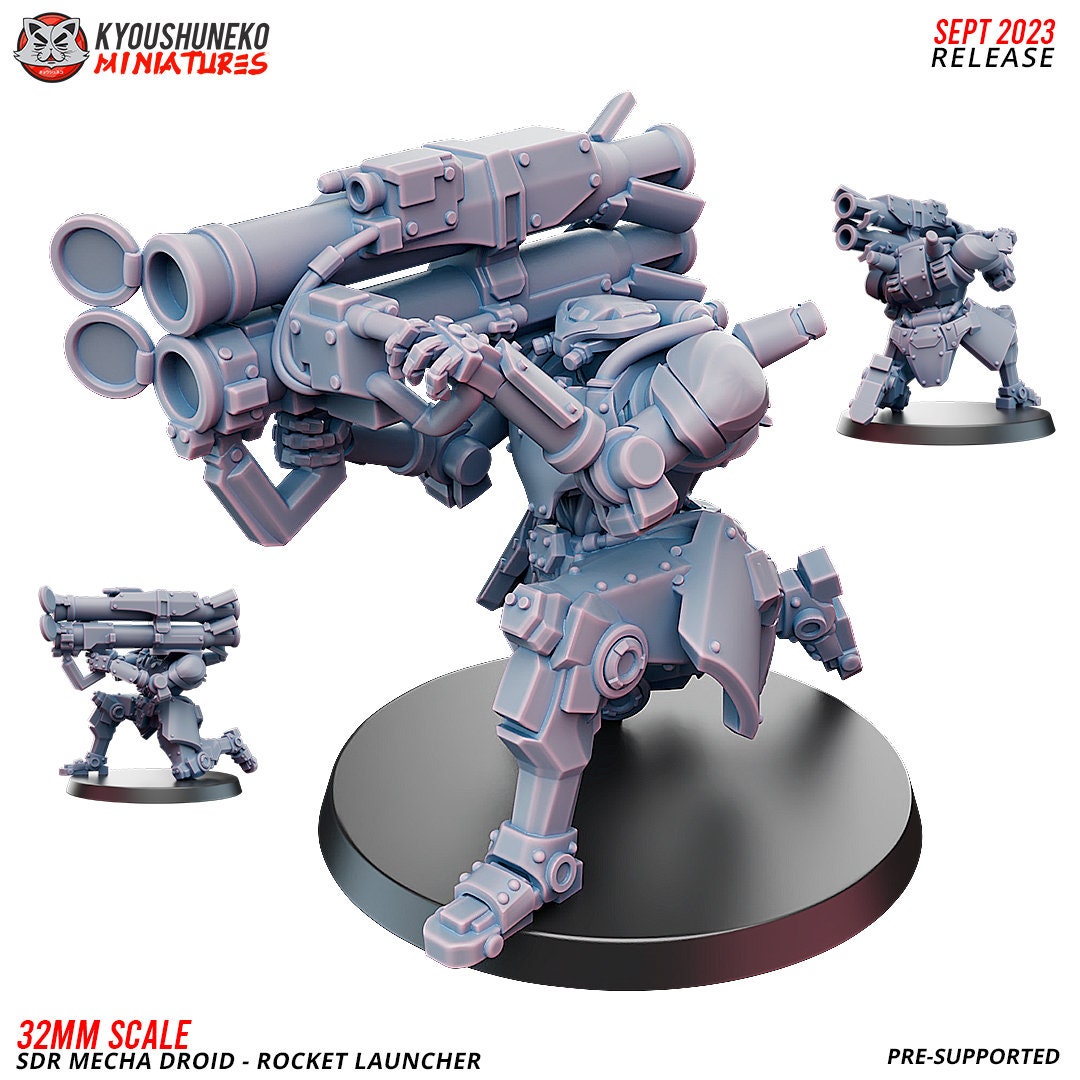 Fantasy SCFI Imperial Guard KT KOW K47 SdR Mecha Droid Rocket Launcher