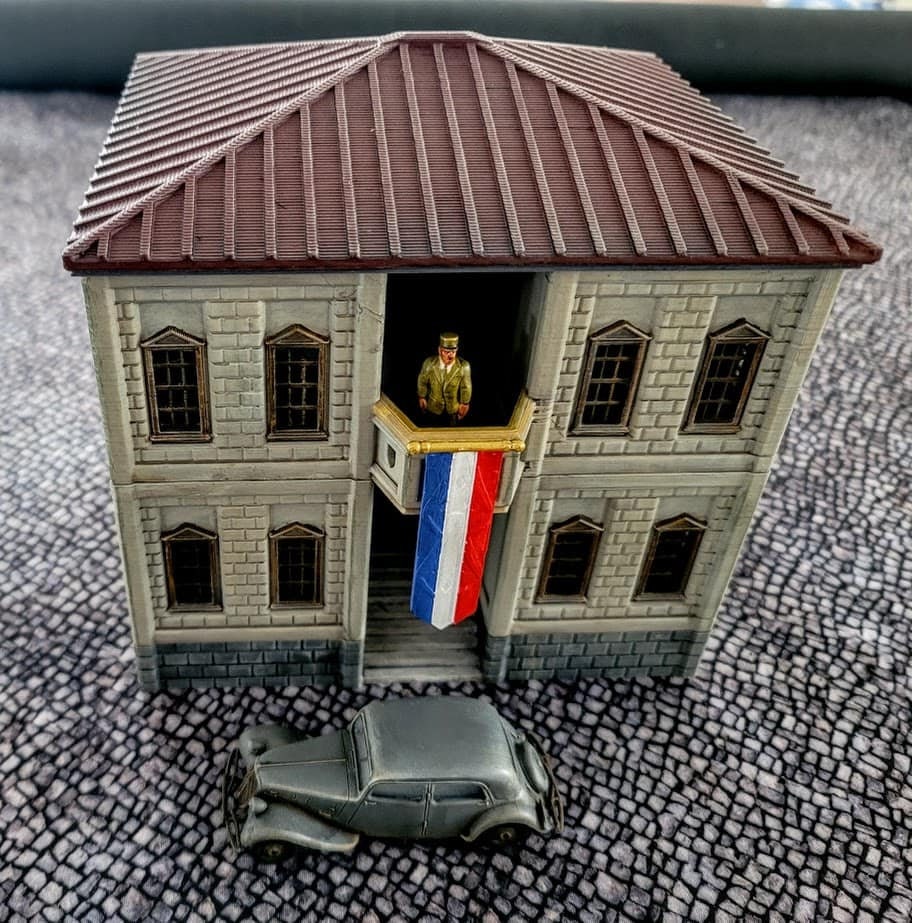 Wargaming Terrain Large Administration Building Various Scales Historical Wargaming