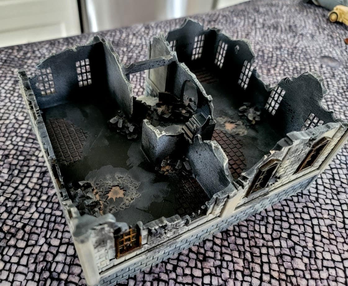 Wargaming Terrain Large Administration Building Various Scales Historical Wargaming