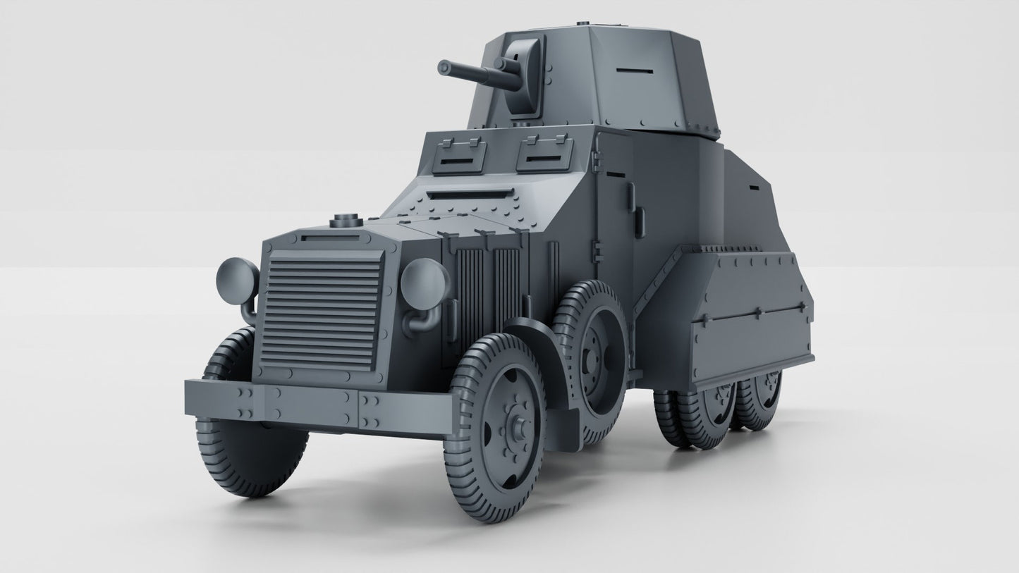 WWII Italian Autoblinda AB 611 Armoured Car Various Scales Historical Wargaming