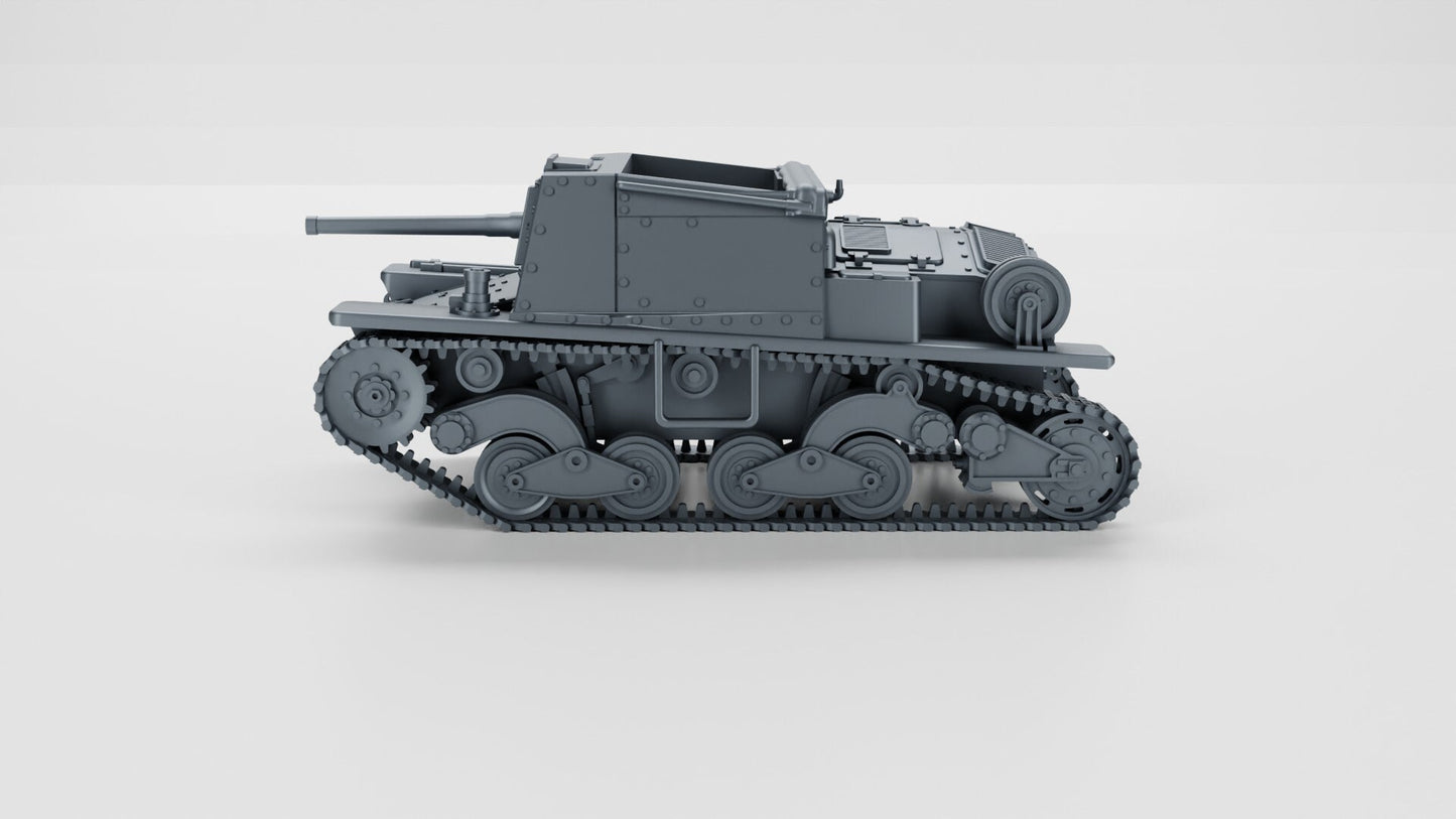 WWII Italy Self-Propelled Gun Semovente L40 da 47/32 Various Scales Historical Wargaming