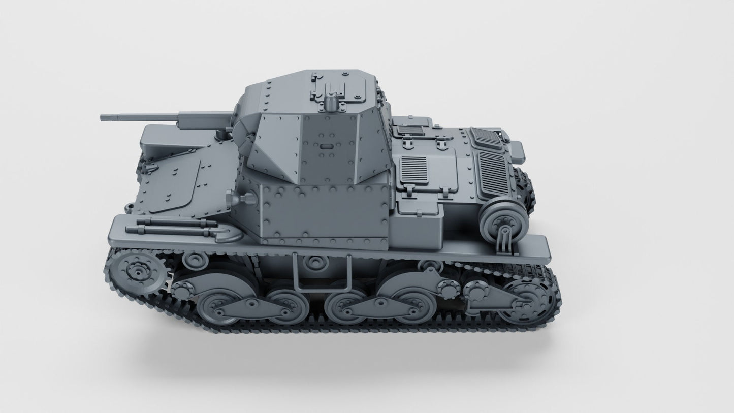 WWII Italian L6 - 40 Light Tank Various Scales Historical Wargaming (US tariffs are pre-paid by us)