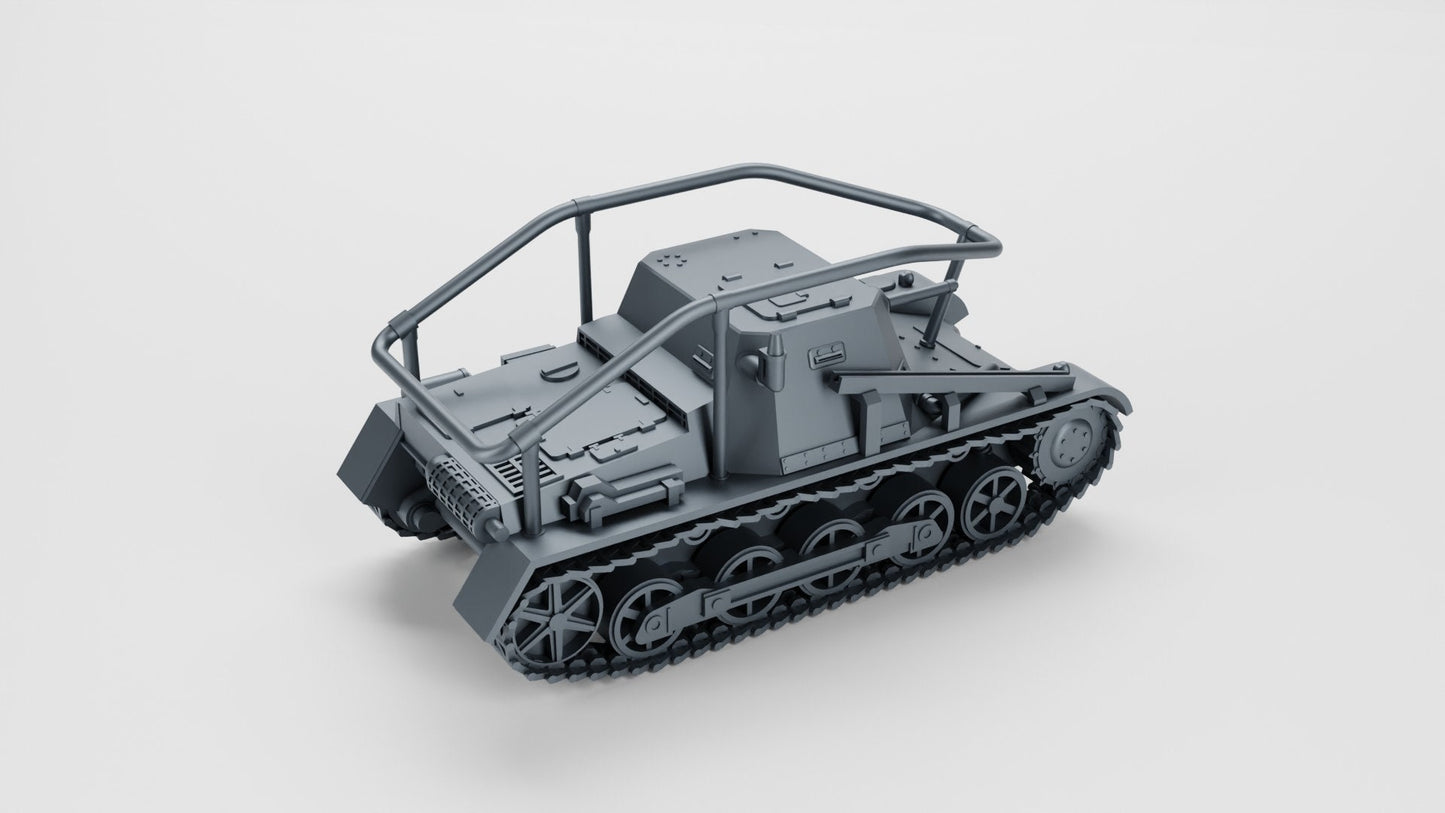WWII German Command Tank Sd.Kfz. 265 Panzer I ausf B Early War Radio Version Various Scales Historical Wargaming