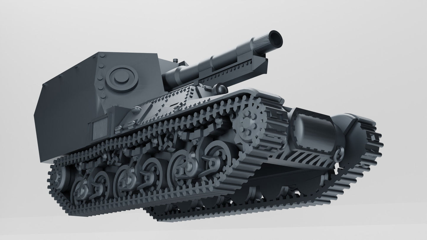 WWII German 15cm 13-1 Lorraine Sd.Kfz.135-1 Various Scales Historical Wargaming (US tariffs are pre-paid by us)
