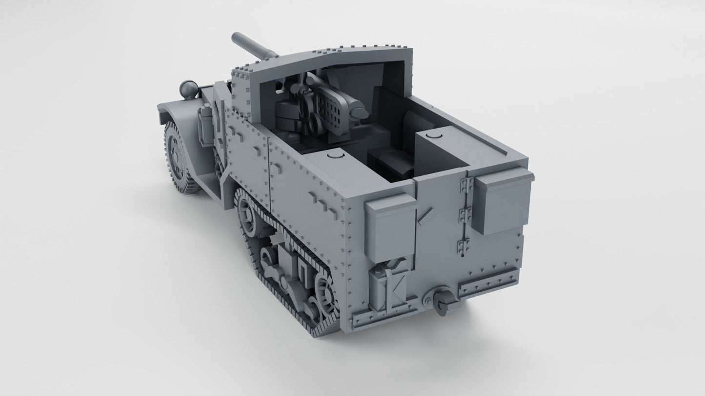 WWII US M3 Gun Motor Carriage Various Scales Historical Wargaming (US tariffs are pre-paid by us)