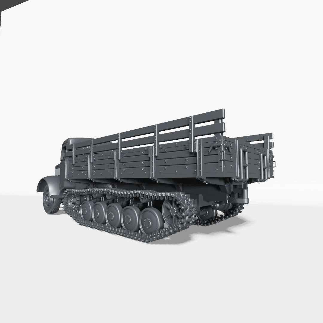 WWII German Mercedes-Benz L4500R Maultier Halftrack Various Scales Historical Wargaming