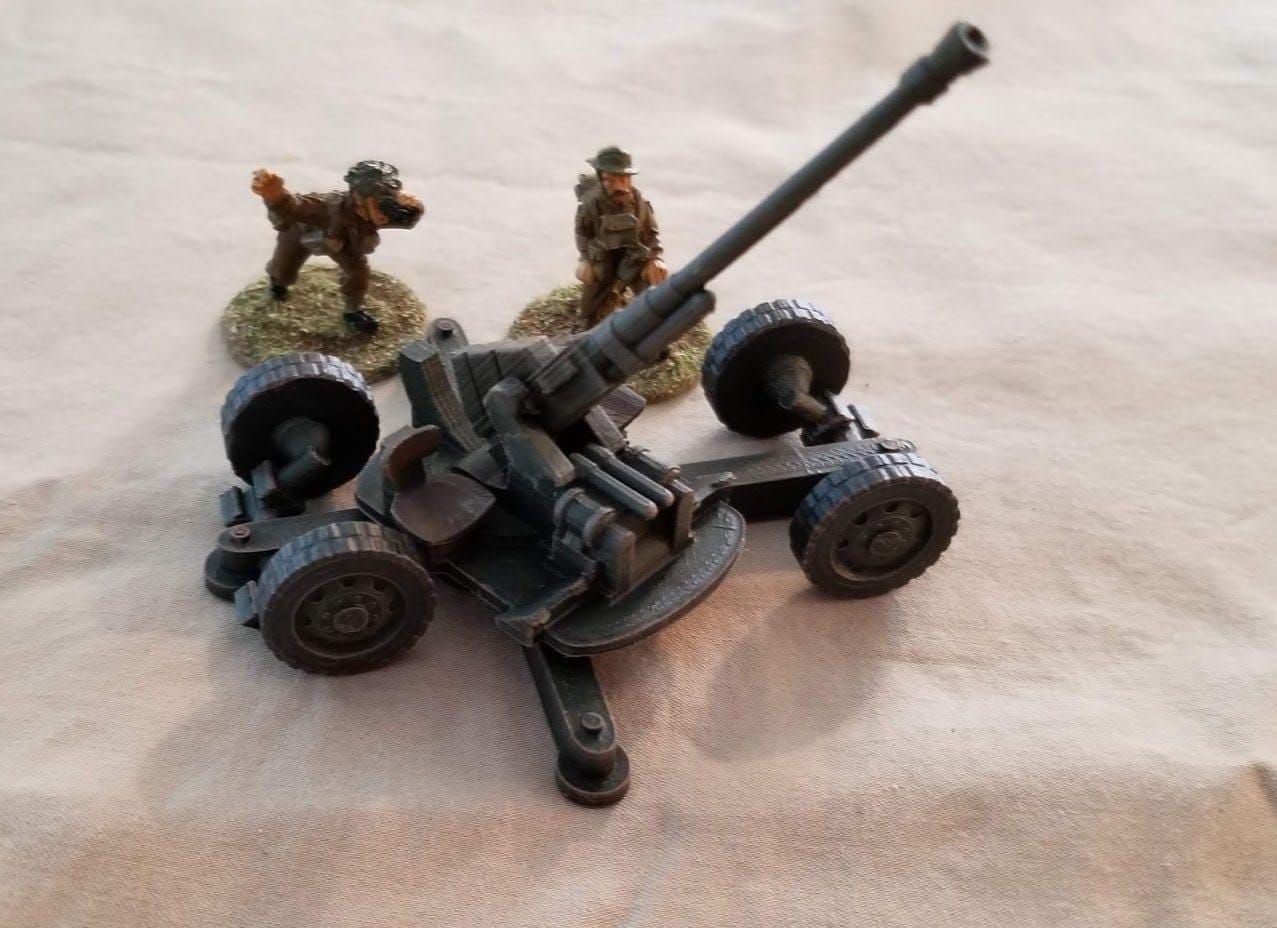 WWII Commonwealth Bofors 40mm AA Autocannon Various Scales Historical Wargaming