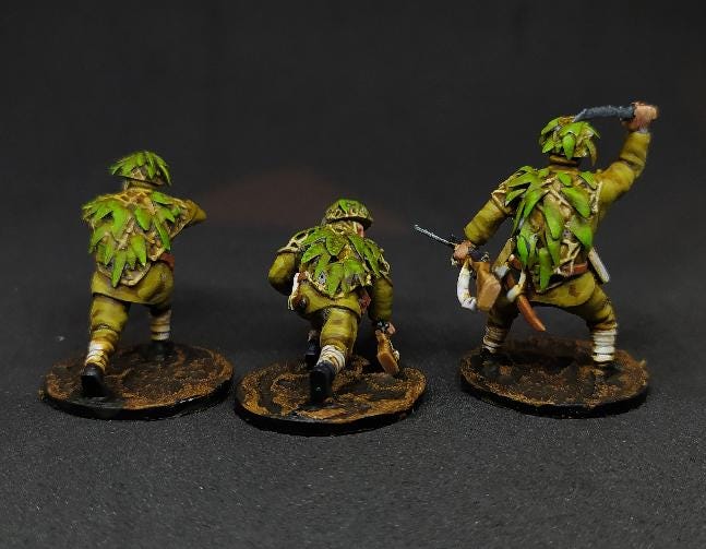 WWII Japanese Scouts Jungle Fighters (6 models) Various Scales Historical Wargaming (US tariffs are pre-paid by us)