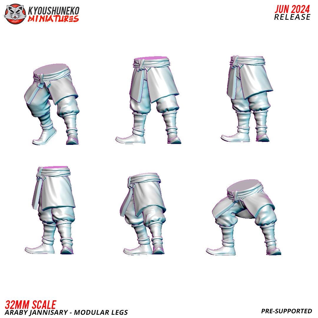 Ottoman Empire Janissary Multipart Unit (10 models) Various Scales and Weapons Historical Wargaming