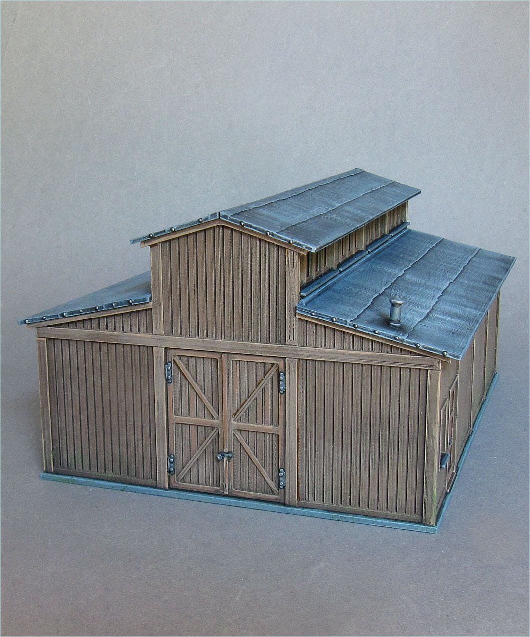 Wargaming Terrain Large Barrack Various Scales Historical Wargaming