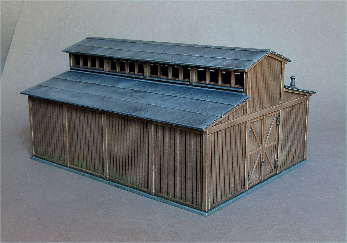 Wargaming Terrain Large Barrack Various Scales Historical Wargaming