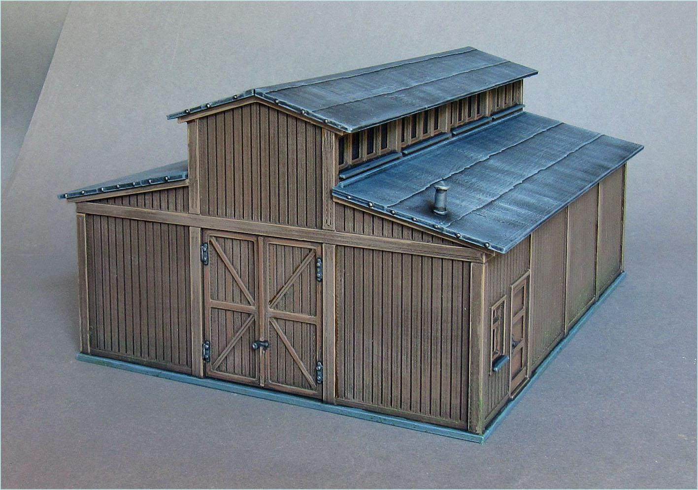 Wargaming Terrain Large Barrack Various Scales Historical Wargaming
