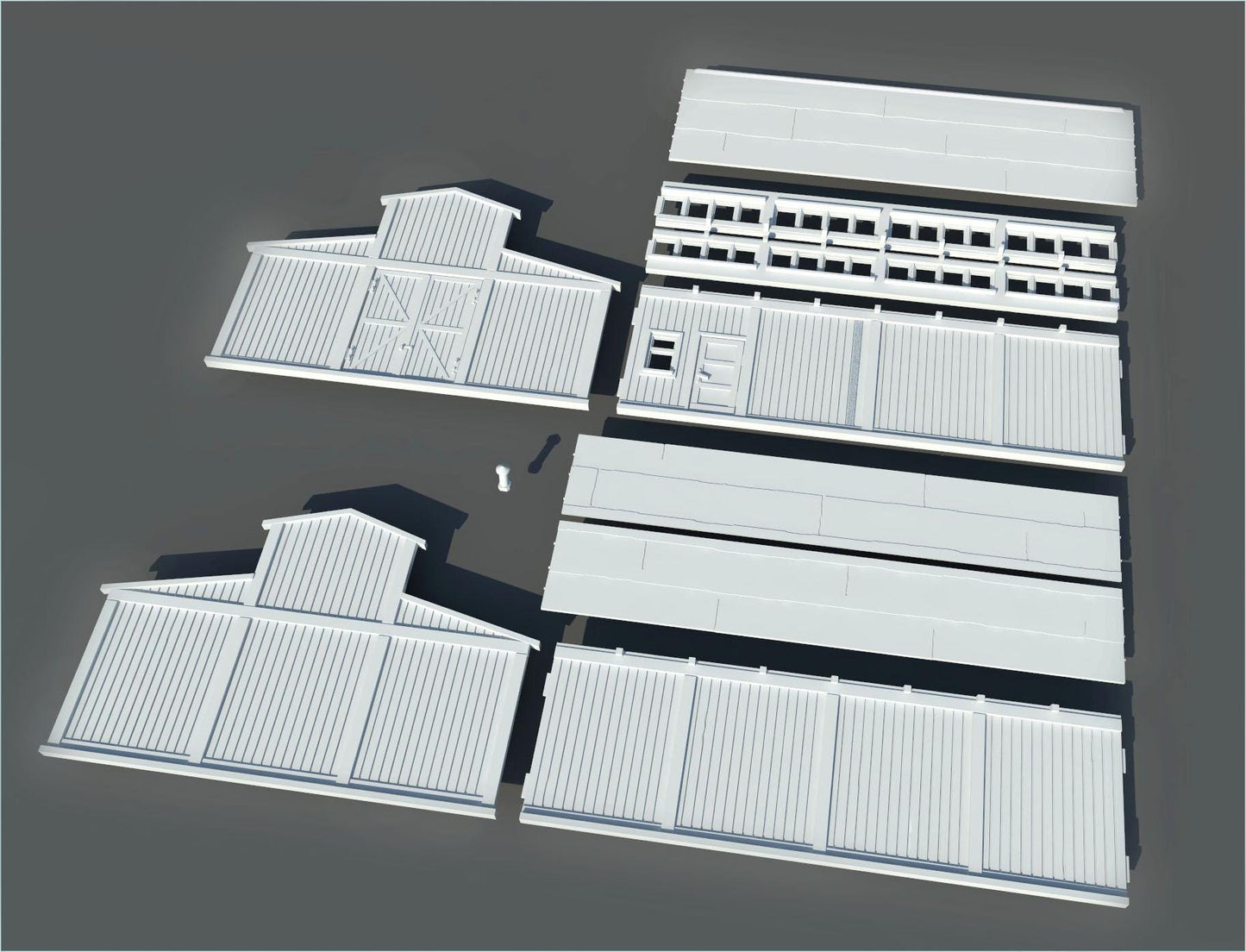 Wargaming Terrain Large Barrack Various Scales Historical Wargaming