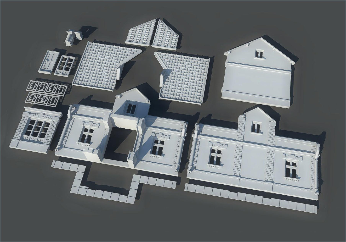Wargaming Terrain Railwayman's House Various Scales Historical Wargaming