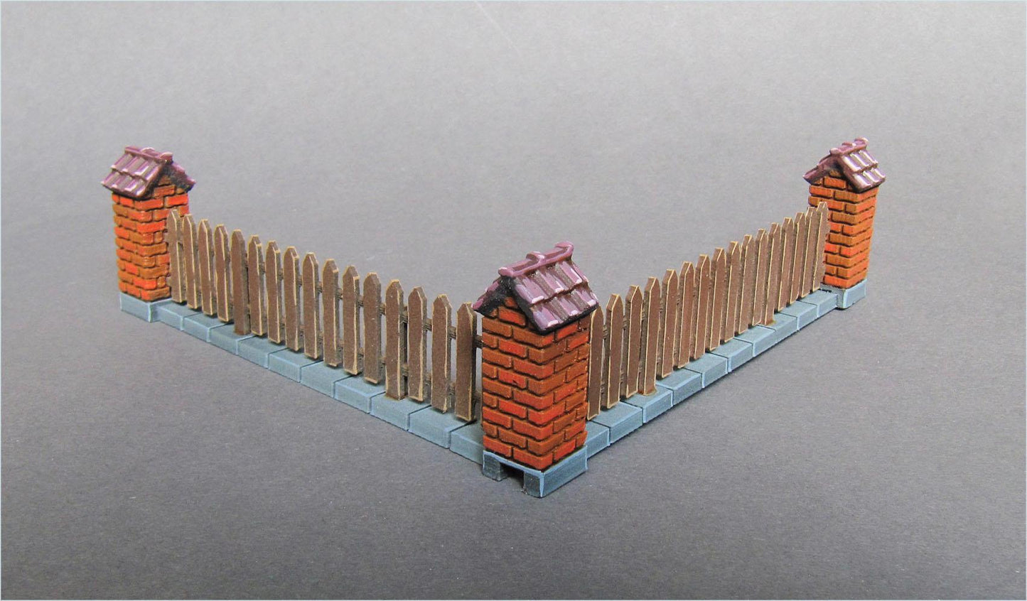 Wargaming Terrain Wooden Fence Set Various Scales Historical Wargaming