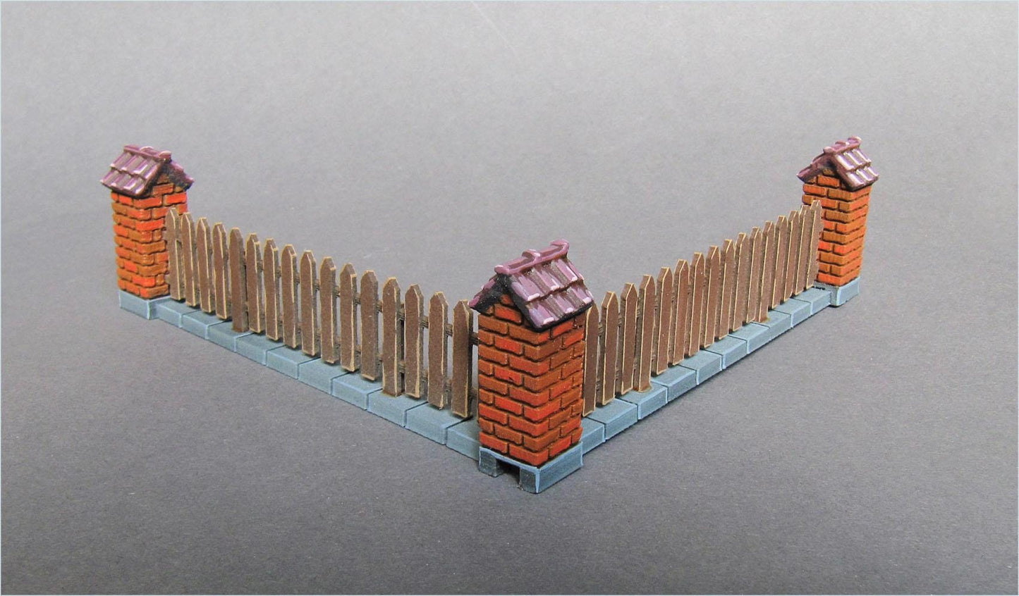 Wargaming Terrain Wooden Fence Set Various Scales Historical Wargaming