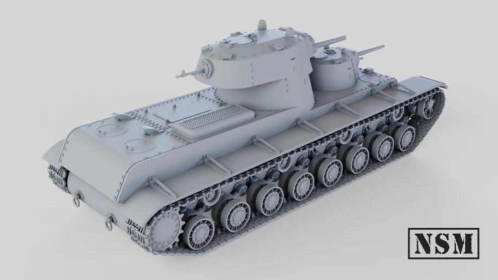 WWII Soviet SMK Experimental Tank Various Scales Historical Wargaming